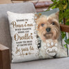 Coussin Personnalisé Avec Photo – Cadeau De Réconfort Pour Les Amoureux Des Animaux – Quatre Pattes, Un Seul Cœur