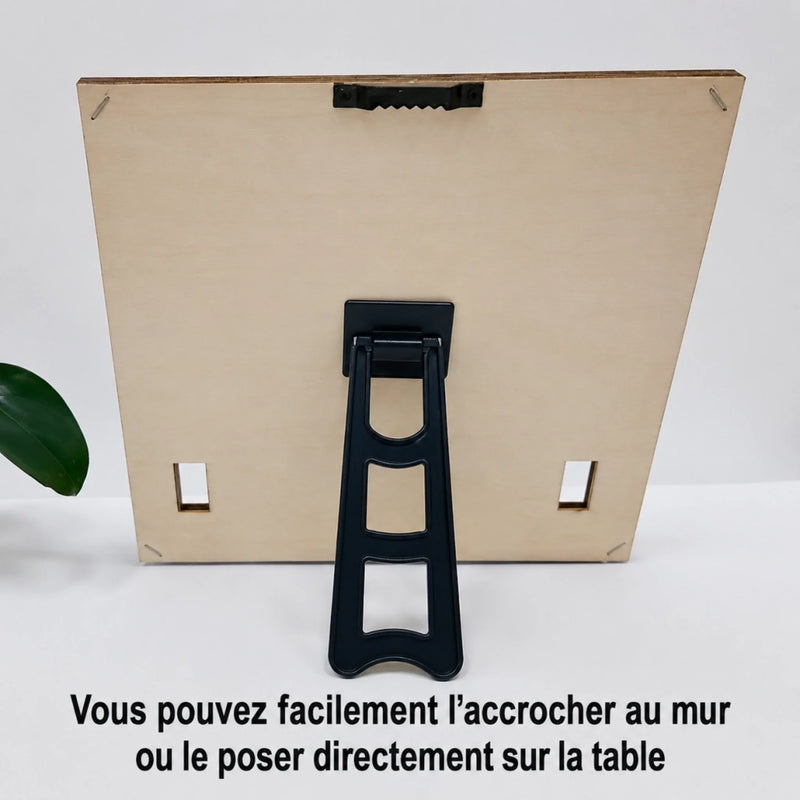 Plaque Commémorative Personnalisée avec Photo - Cadeau Commémoratif pour Propriétaire d’Animal - À Jamais Dans Nos Cœurs
