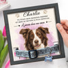 Plaque Commémorative Personnalisée avec Photo - Cadeau Commémoratif pour Propriétaire d’Animal - À Jamais Dans Nos Cœurs