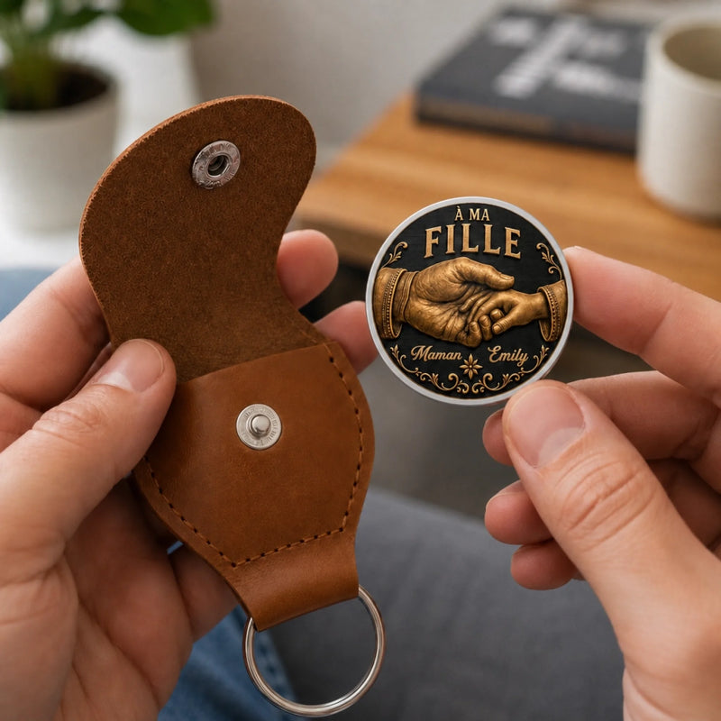 Porte-Bonheur De Poche Personnalisé – Cadeau Pour Fils, Fille Et Famille – Garde Confiance En Toi
