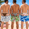 Short de Bain Homme Personnalisé – Cadeau Rigolo pour Homme – Propulsé Par des Blagues de Papa