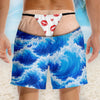 Short de Bain Homme Personnalisé – Cadeau Rigolo pour Homme – Propulsé Par des Blagues de Papa