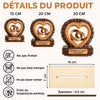 Plaque en Bois 2 Couches Personnalisée avec Support – Cadeau D’anniversaire De Mariage Pour Couple – À Toi Pour Toujours