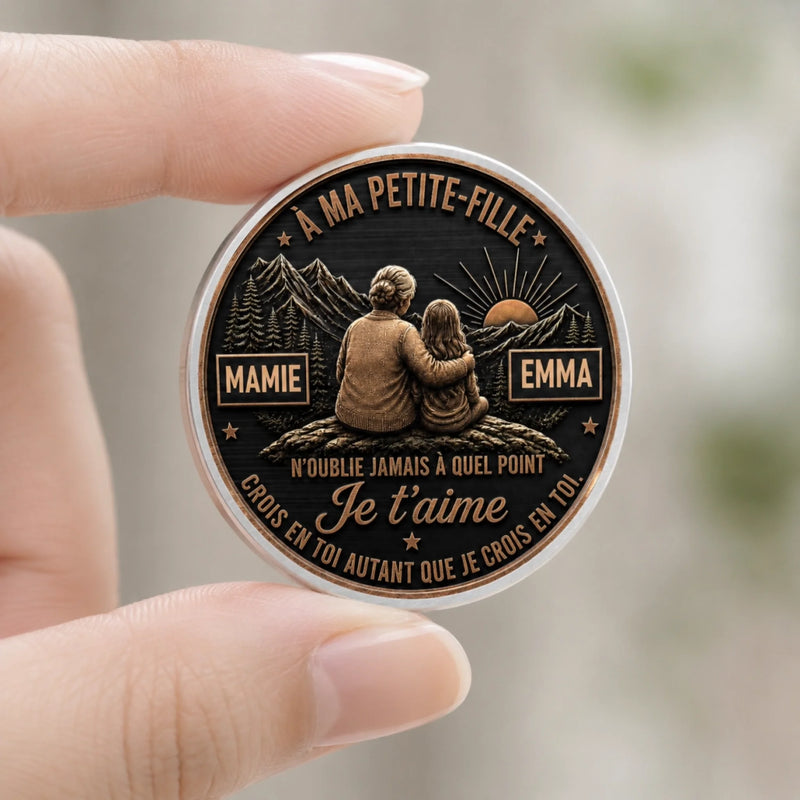 Porte-Bonheur De Poche Personnalisé – Cadeau Pour Petit-Fille – Crois Toujours En Toi