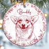 Ornement En Céramique Personnalisé Avec Photo – Cadeau De Noël Pour Les Amoureux Des Animaux, Des Chiens Et Des Chats – Pour Toujours Une Partie De Nous