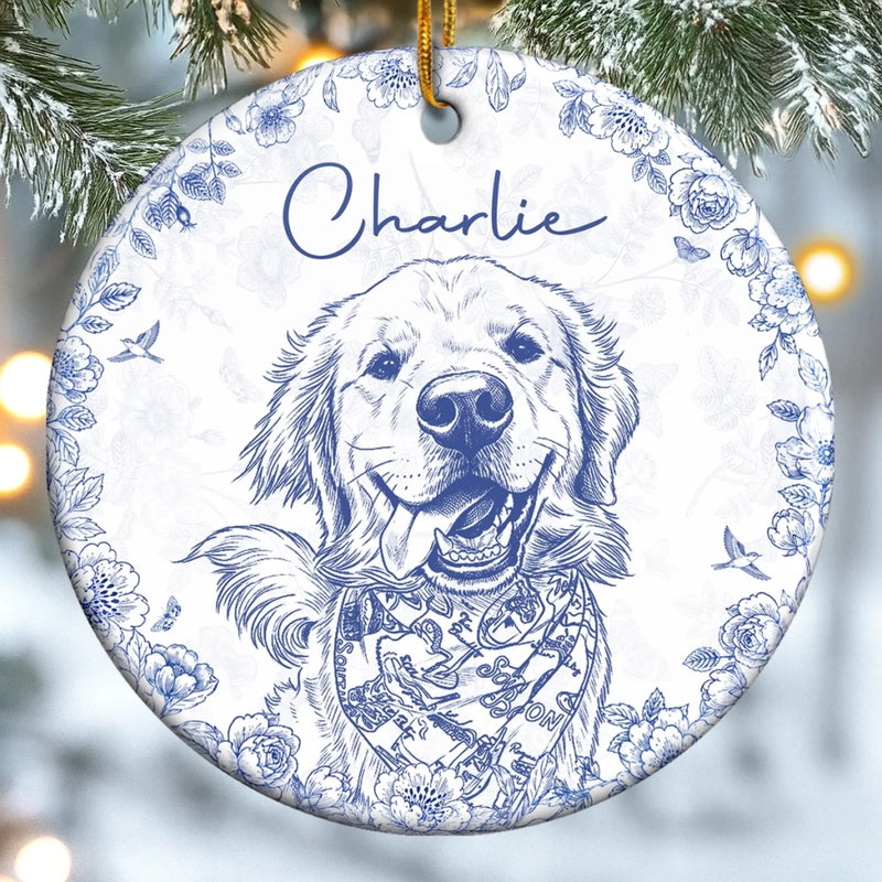 Ornement En Céramique Personnalisé Avec Photo – Cadeau De Noël Pour Les Amoureux Des Animaux, Des Chiens Et Des Chats – Pour Toujours Une Partie De Nous