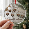Ornement En Verre Personnalisé – Cadeau De Noël Pour Mamie, Maman Et La Famille – Chaque Maison A Besoin D’Une Mamie