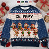 Sweat Unisexe De Noël Moche Personnalisé – Cadeau De Noël Pour Grand-Père, Grand-Mère – Mes Petits Lutins Préférés