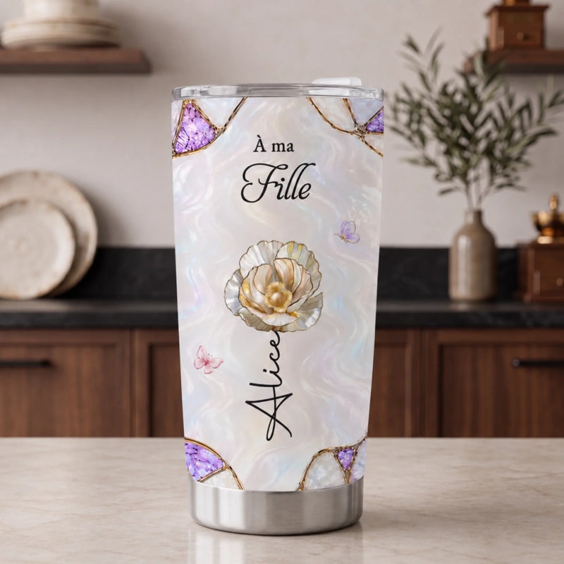Gobelet Personnalisé – Cadeau D’Anniversaire Personnalisé Pour Fille, Petite-Fille – À Jamais Ma Précieuse Fille
