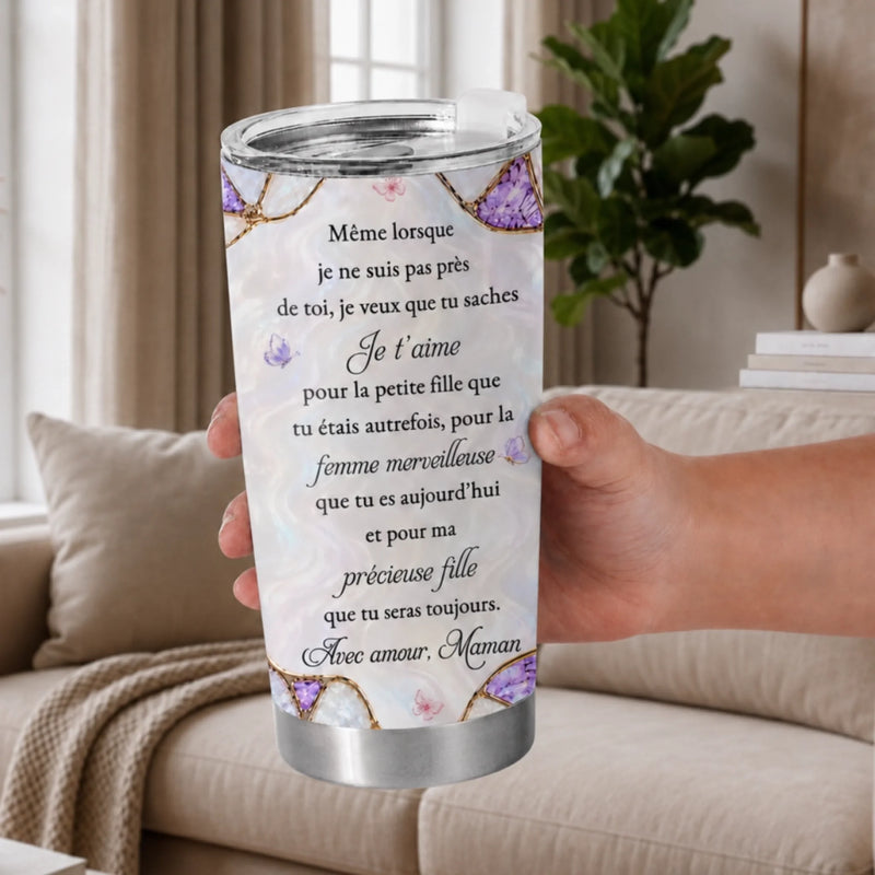 Gobelet Personnalisé – Cadeau D’Anniversaire Personnalisé Pour Fille, Petite-Fille – À Jamais Ma Précieuse Fille