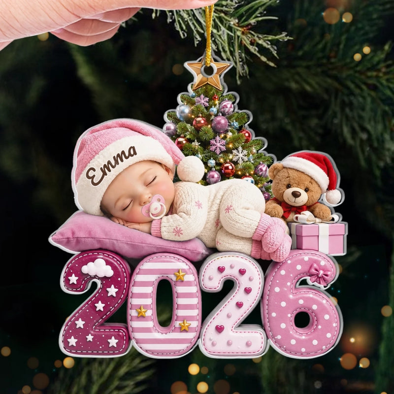 Ornement Acrylique Personnalisé – Cadeaux De Noël et D’anniversaire Pour Enfants – Notre Plus Précieux Trésor
