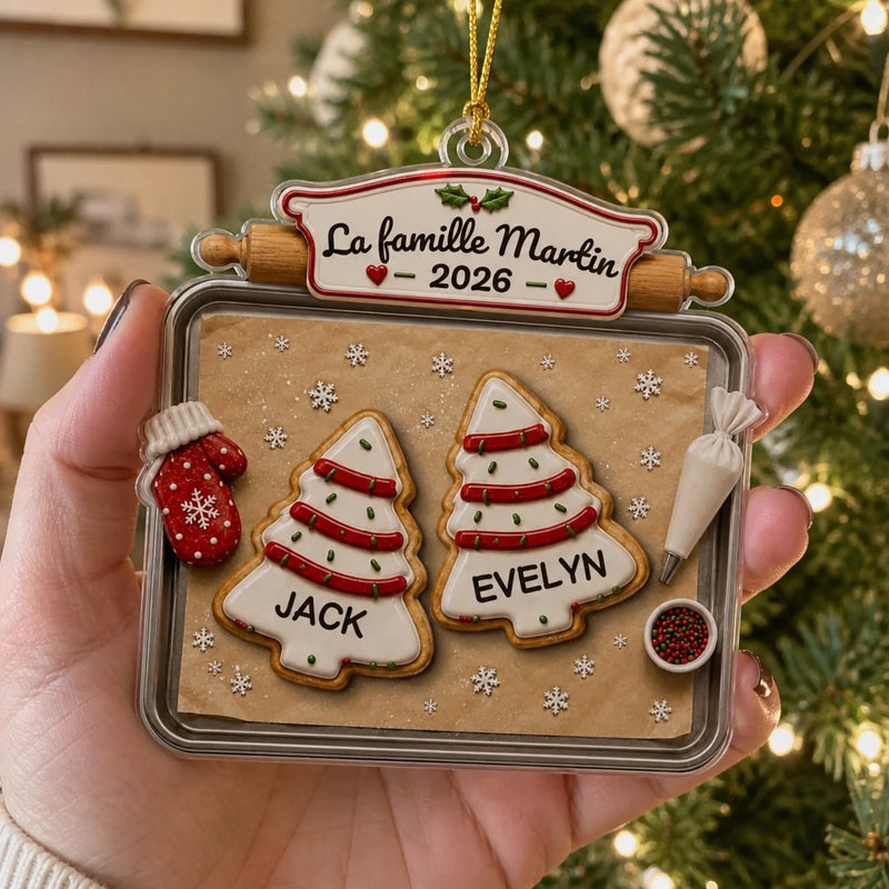 Ornement Acrylique Personnalisé – Cadeau De Noël Pour La Famille – La Joie, C’est Être En Famille