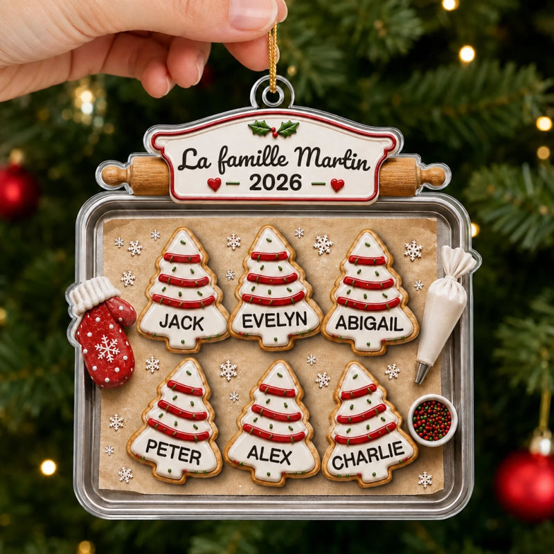 Ornement Acrylique Personnalisé – Cadeau De Noël Pour La Famille – La Joie, C’est Être En Famille