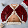 Sweat Unisexe De Noël Moche Personnalisé – Cadeau De Noël Pour Homme - Plein D’Esprit De Noël