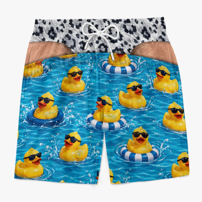 Short de Bain Homme Personnalisé – Cadeau Rigolo pour Homme – Soleil De Sortie, Jambes À L’Air