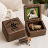 Boîte Souvenir Commémorative En Bois Personnalisée Avec Photo – Cadeau De Soutien Pour La Perte D’Un Chien Ou D’Un Chat – En Doux Souvenir