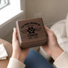 Boîte Souvenir Commémorative En Bois Personnalisée Avec Photo – Cadeau De Soutien Pour La Perte D’Un Chien Ou D’Un Chat – En Doux Souvenir