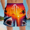 Short de Bain Homme Personnalisé – Cadeau Rigolo pour Homme – Attention Aux Requins