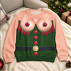 Sweat Unisexe De Noël Moche Personnalisé – Cadeau De Noël Pour Homme - Lutine Mode Activé