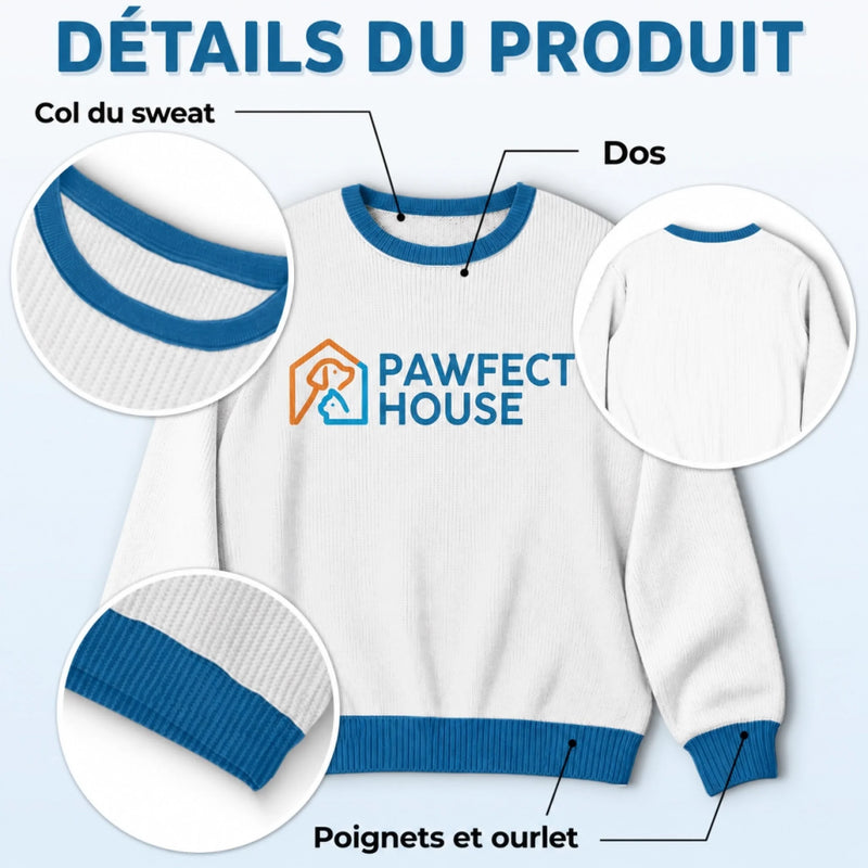 Sweat Unisexe De Noël Moche Personnalisé – Cadeau De Noël Pour Homme - Lutine Mode Activé