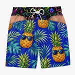 Short de Bain Homme Personnalisé – Cadeau Rigolo pour Homme – Fête Tropicale Dans Le Dos