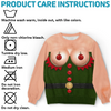 Sweat Unisexe De Noël Moche Personnalisé – Cadeau De Noël Pour Femme - Lutine Mode Activé