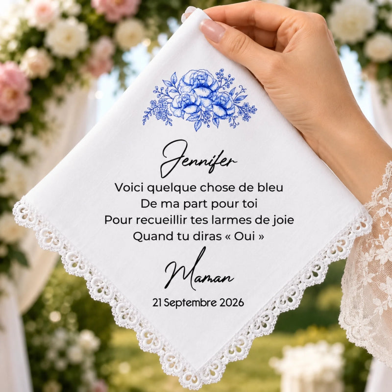 Mouchoir Personnalisé - Cadeau De Mariage Pour La Mariée, La Fille - Toujours Ma Petite Fille