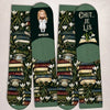 Chaussettes Personnalisées – Cadeaux Littéraires Pour Amoureux Des Livres, Rats De Bibliothèque Et Lecteurs – Juste Moi Et Mon Livre