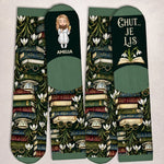 Chaussettes Personnalisées – Cadeaux Littéraires Pour Amoureux Des Livres, Rats De Bibliothèque Et Lecteurs – Juste Moi Et Mon Livre