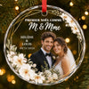 Ornement En Verre Personnalisé – Cadeau De Noël Pour Couple, Mari, Femme - Premier Noël Ensemble