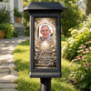 Lampe de Jardin Solaire Personnalisée avec Photo – Cadeau de Commémoration – Un Souvenir Qui Brille Toujours