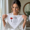Mouchoir Personnalisé - Cadeau De Mariage Pour La Mariée, La Fille - Mon Cœur T’accompagne Toujours
