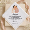 Mouchoir Personnalisé - Cadeau De Mariage Pour La Mariée, La Fille - Pour Tes Larmes De Joie