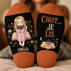 Chaussettes Personnalisées – Cadeaux Littéraires Pour Amoureux Des Livres, Rats De Bibliothèque Et Lecteurs – Mon Moment Lecture