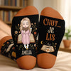 Chaussettes Personnalisées – Cadeaux Littéraires Pour Amoureux Des Livres, Rats De Bibliothèque Et Lecteurs – Mon Moment Lecture