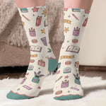 Chaussettes Personnalisées – Cadeaux Littéraires Pour Amoureux Des Livres, Rats De Bibliothèque Et Lecteurs – Rien Que Moi Et Mon Livre