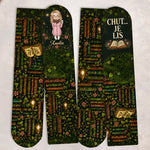 Chaussettes Personnalisées – Cadeaux Littéraires Pour Amoureux Des Livres, Rats De Bibliothèque Et Lecteurs – Perdue Dans Mon Livre