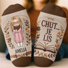 Chaussettes Personnalisées – Cadeaux Littéraires Pour Amoureux Des Livres, Rats De Bibliothèque Et Lecteurs – Mon Petit Moment Lecture