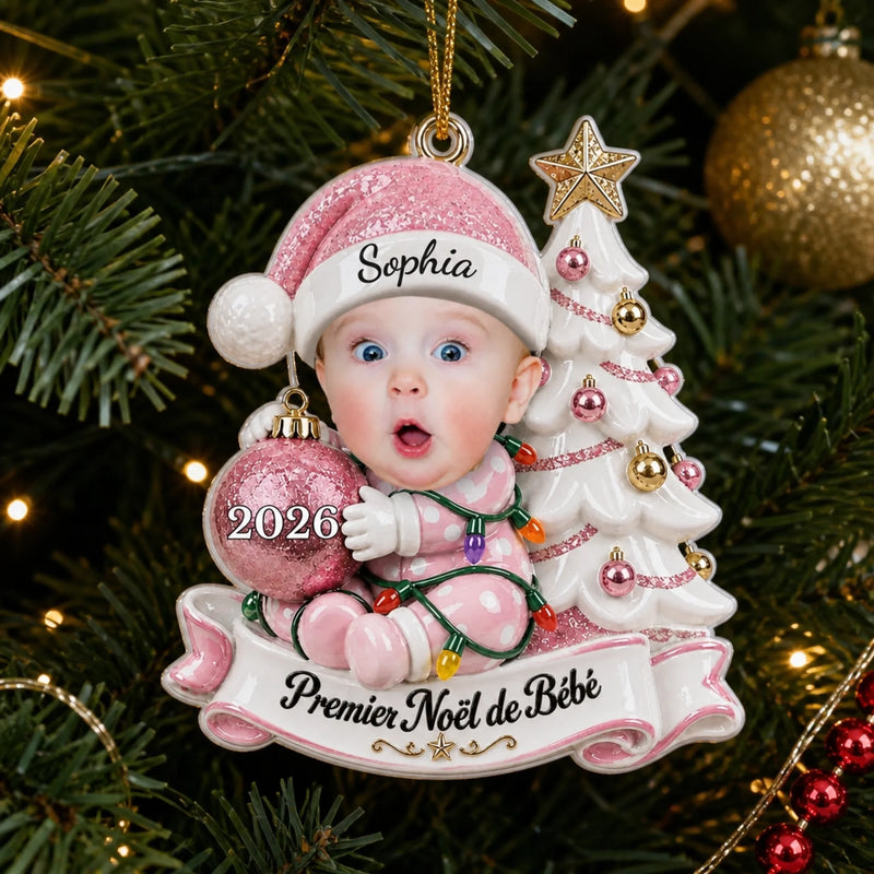 Ornement Acrylique Personnalisé – Cadeaux De Noël et D’anniversaire Pour Enfants – Petites Mains, Grand Amour