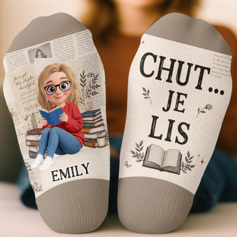 Chaussettes Personnalisées – Cadeaux Littéraires Pour Amoureux Des Livres, Rats De Bibliothèque Et Lecteurs – Ne Me Dérangez Pas