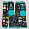 Chaussettes Personnalisées – Cadeau Pour Les Passionnés De Jeux - Mon Cerveau Vit Ici