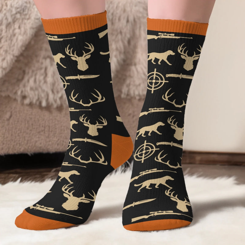 Chaussettes Personnalisées – Cadeaux Pour Chasseurs Et Proches - Des Pieds Au Chaud Pour Une Chasse Chanceuse
