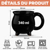 Mug Chaudron Personnalisé – Cadeau d’Halloween pour Sœur, Meilleure Amie – Sorcière Mystique