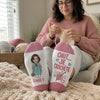 Chaussettes Personnalisées - Cadeau pour les Passionnés de Crochet – Chut, Je Crochète
