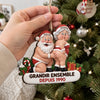 Ornement En Bois Personnalisé - Cadeau Noël Pour Mari Et Femme, Couple - Grandir Ensemble