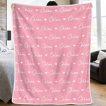 Couverture Personnalisé – Cadeau pour Enfant – Enveloppé de beaucoup d'amour