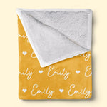 Couverture Personnalisé – Cadeau pour Enfant – Enveloppé de beaucoup d'amour