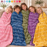 Couverture Personnalisé – Cadeau pour Enfant – Enveloppé de beaucoup d'amour
