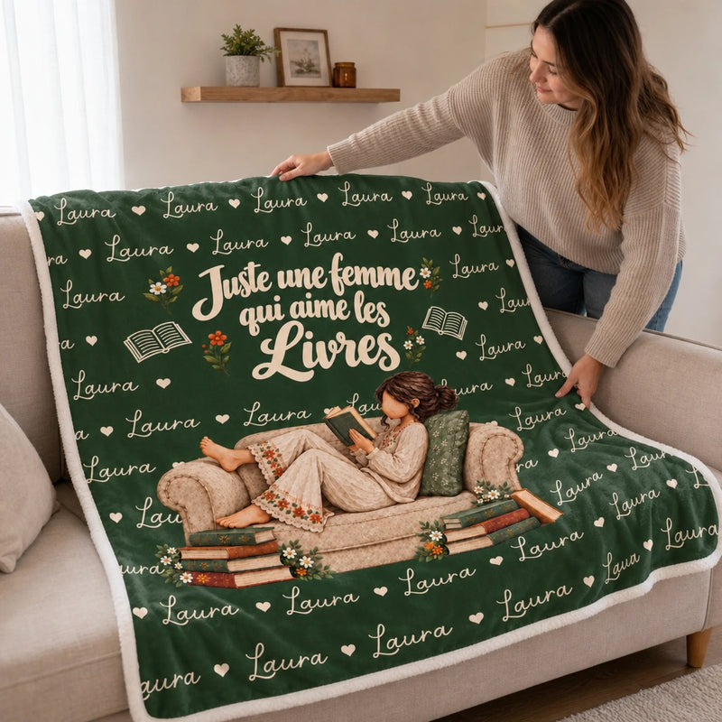 Couverture Personnalisé – Cadeau Pour Amoureux Des Livres, Rats De Bibliothèque Et Lecteurs – Temps de Lecture