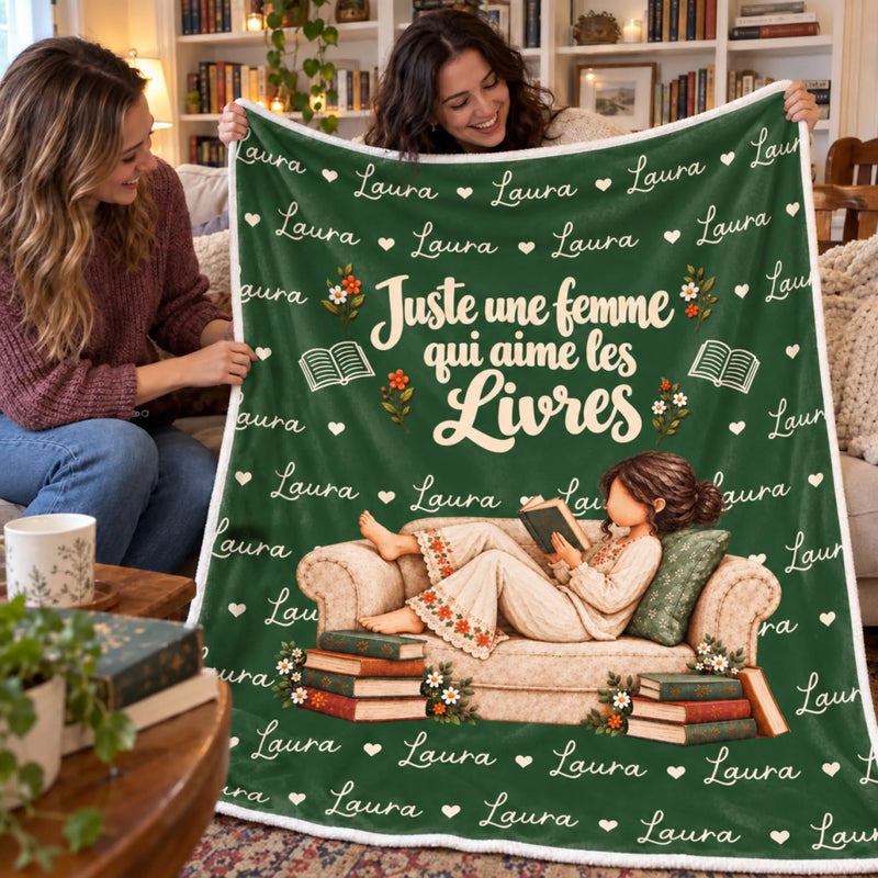 Couverture Personnalisé – Cadeau Pour Amoureux Des Livres, Rats De Bibliothèque Et Lecteurs – Temps de Lecture
